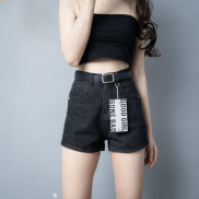 Quần Short Lưng Cao Lai Cuốn Đáy Dài Đen Xám Siêu HOT [MẪU MỚI]